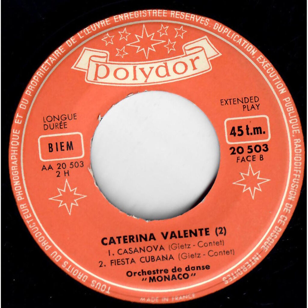  Caterina Valente • Silvio Francesco • Orchester Ku  -  bravo caterina 