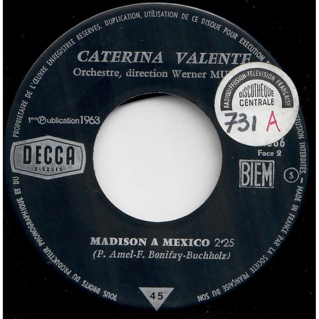  Caterina Valente  -  loop di loop / madison a mexico 