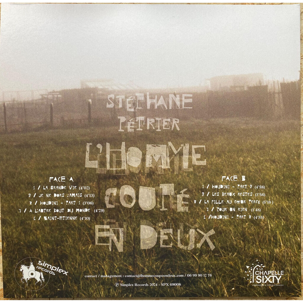  Stéphane Pétrier  -  l'homme coupé en deux 