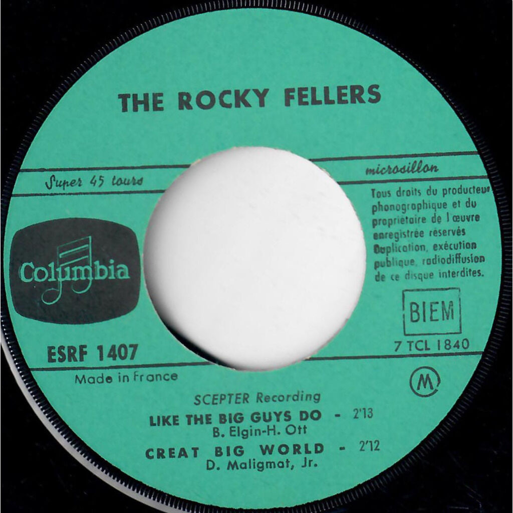  The Rocky Fellers  -  like the big guys do / killer joe 