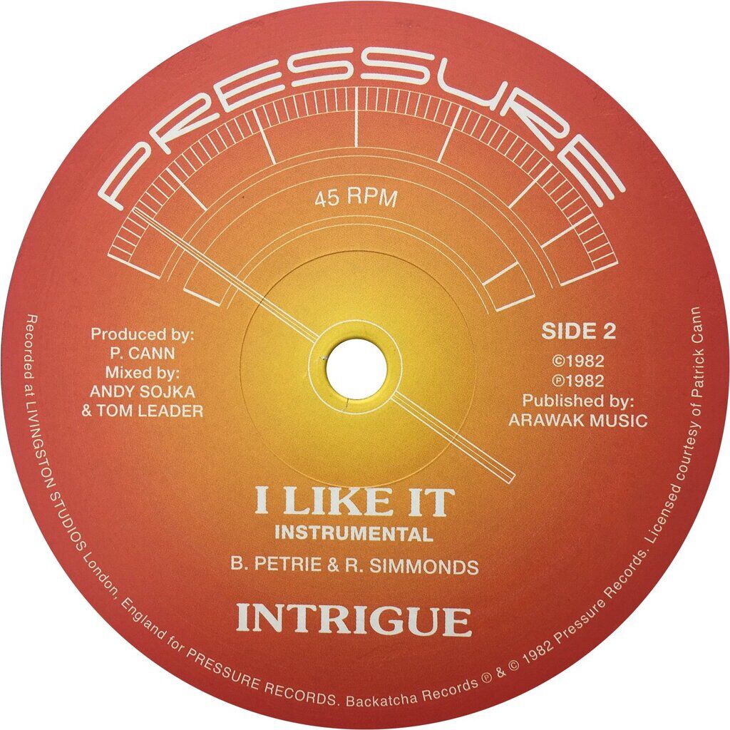  INTRIGUE  -  i like it ( official reissue + remix + instru ) 