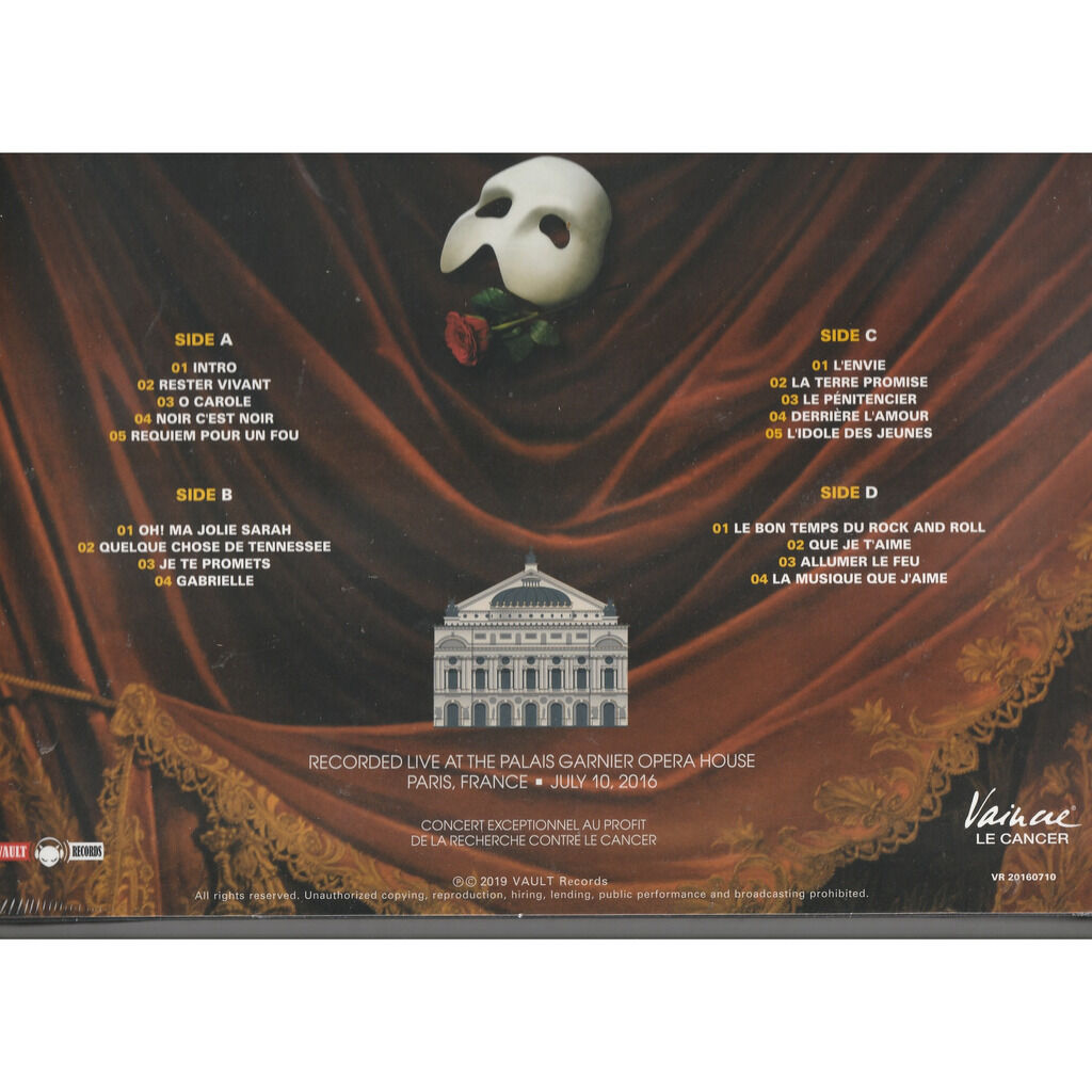  johnny hallyday  -  the phantom of the opera 