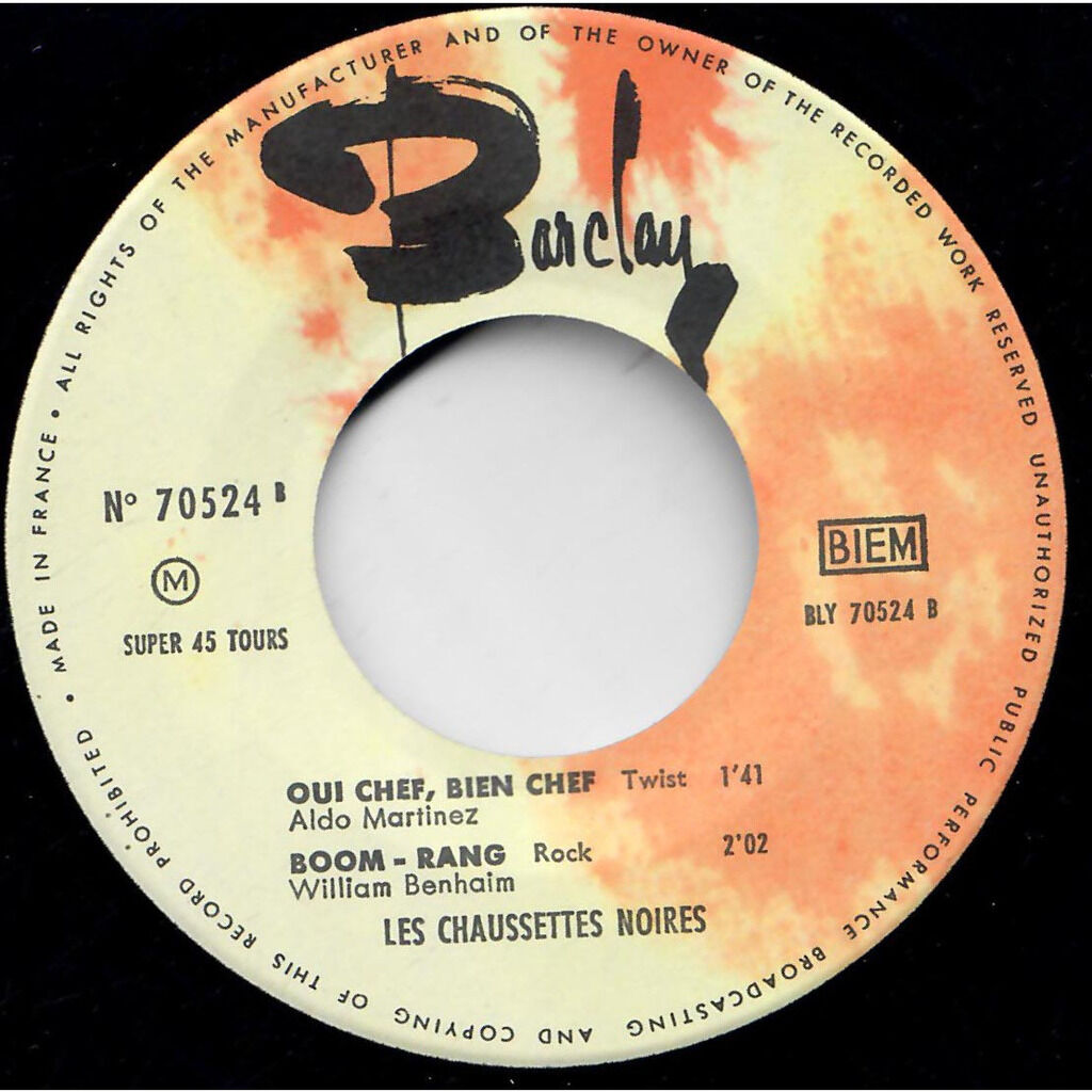  Les Chaussettes Noires  -  instrumental 