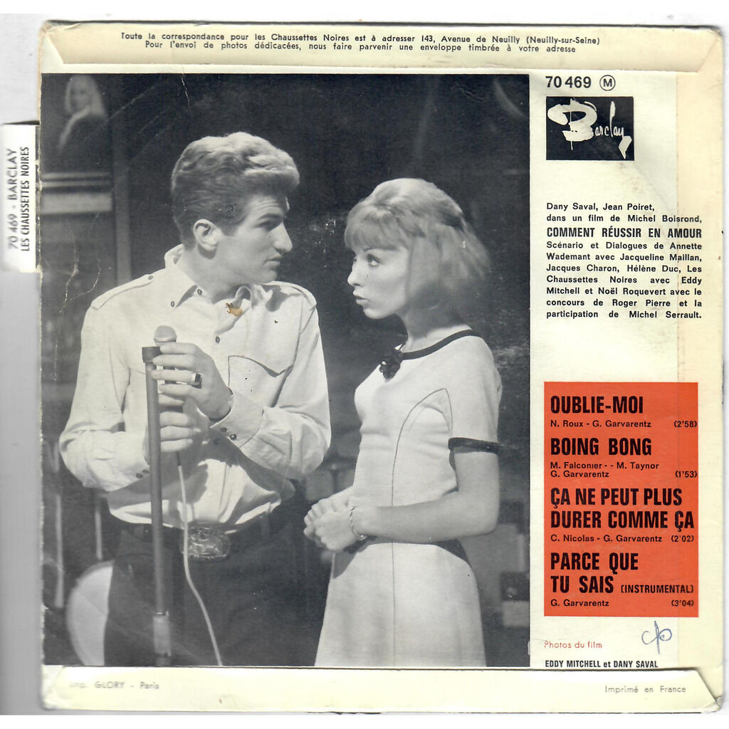  Les Chaussettes Noires  -  bande originale du film 'comment réussir en amour' 