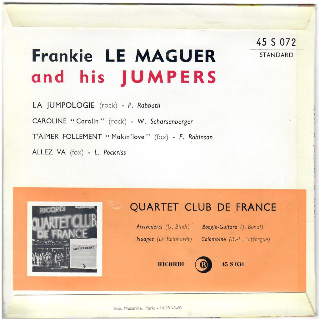  Frankie Le Maguer And His Jumpers  -  la jumpologie 