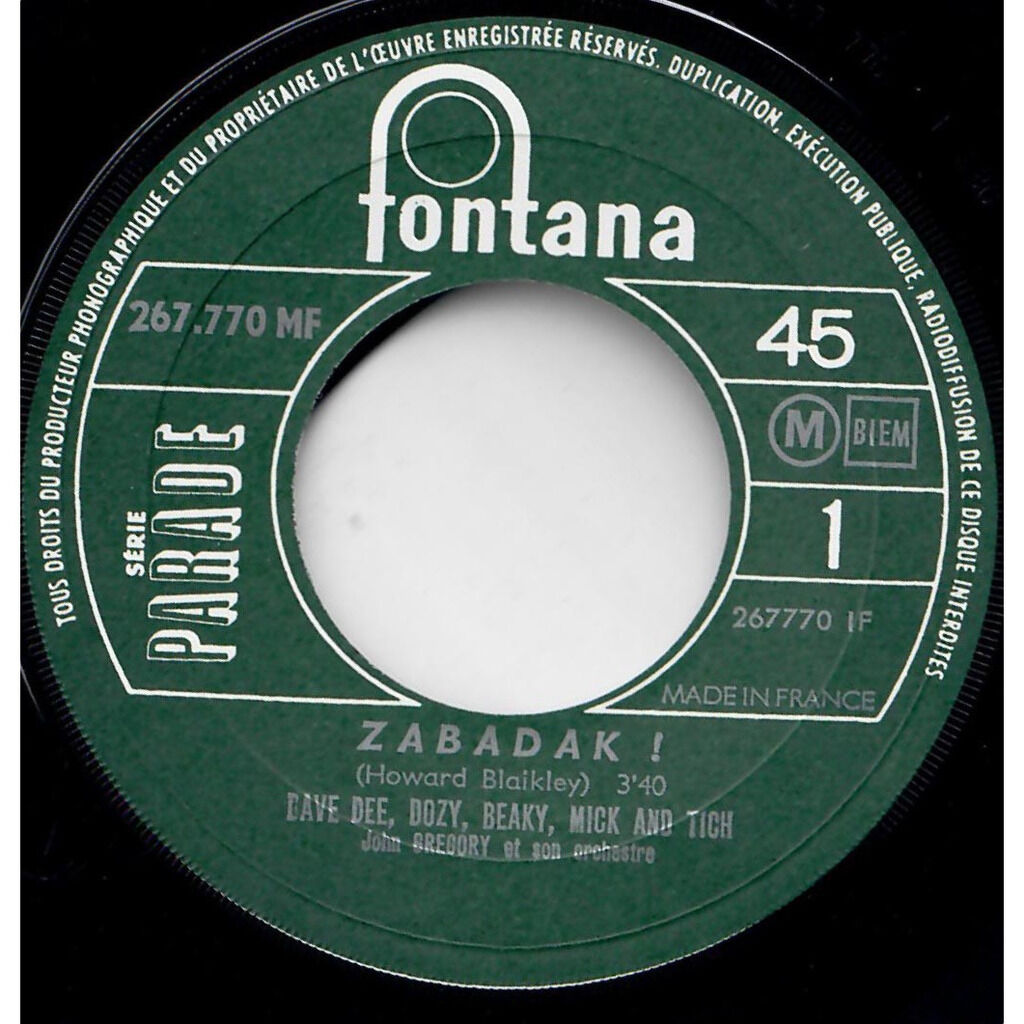  Dave Dee Dozy Beaky Mick & Tich  -  zabadak! 