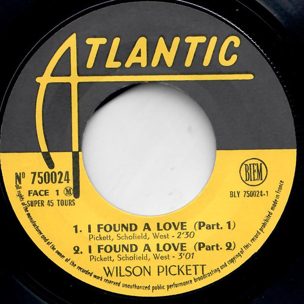  Wilson Pickett  -  i found a love 