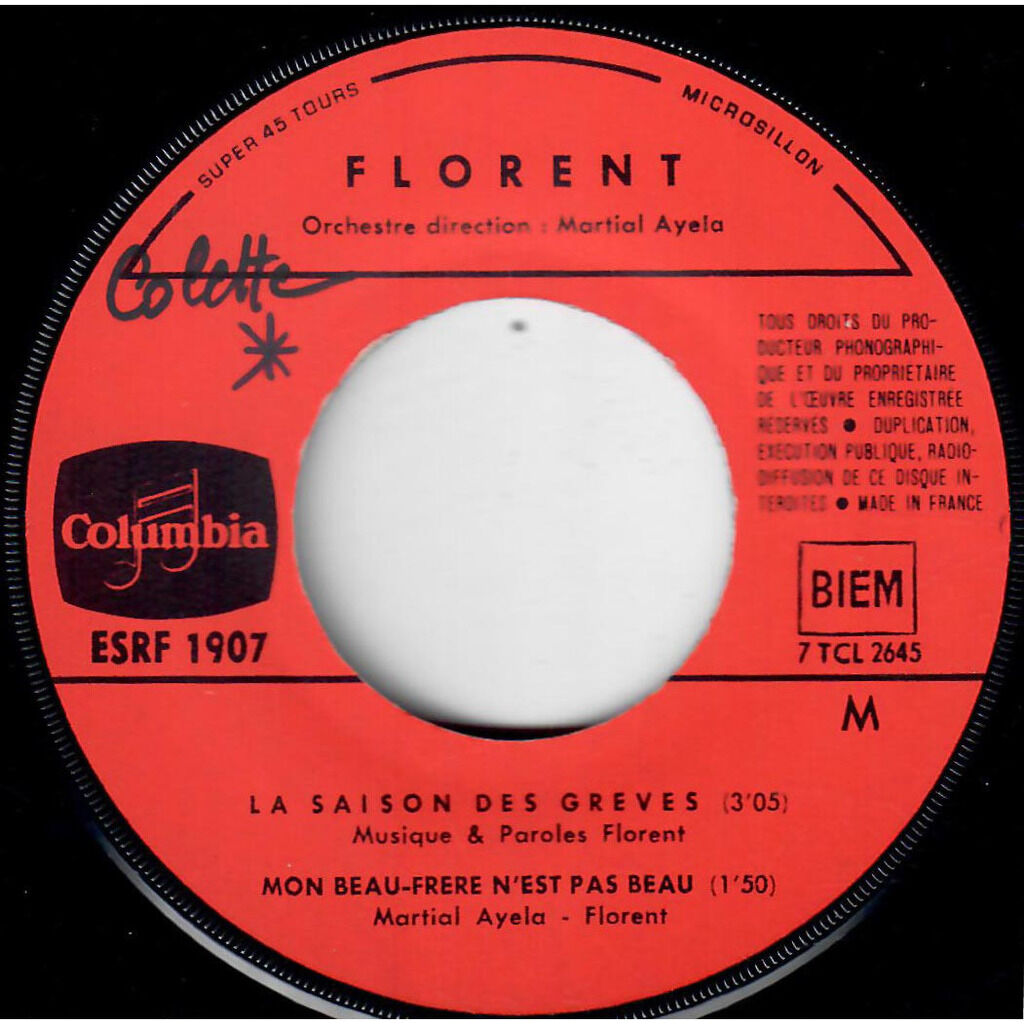  Florent Veilleux  -  il faut changer - mon beau frère n'est pas beau - la saison des grèves - chez gros louis 