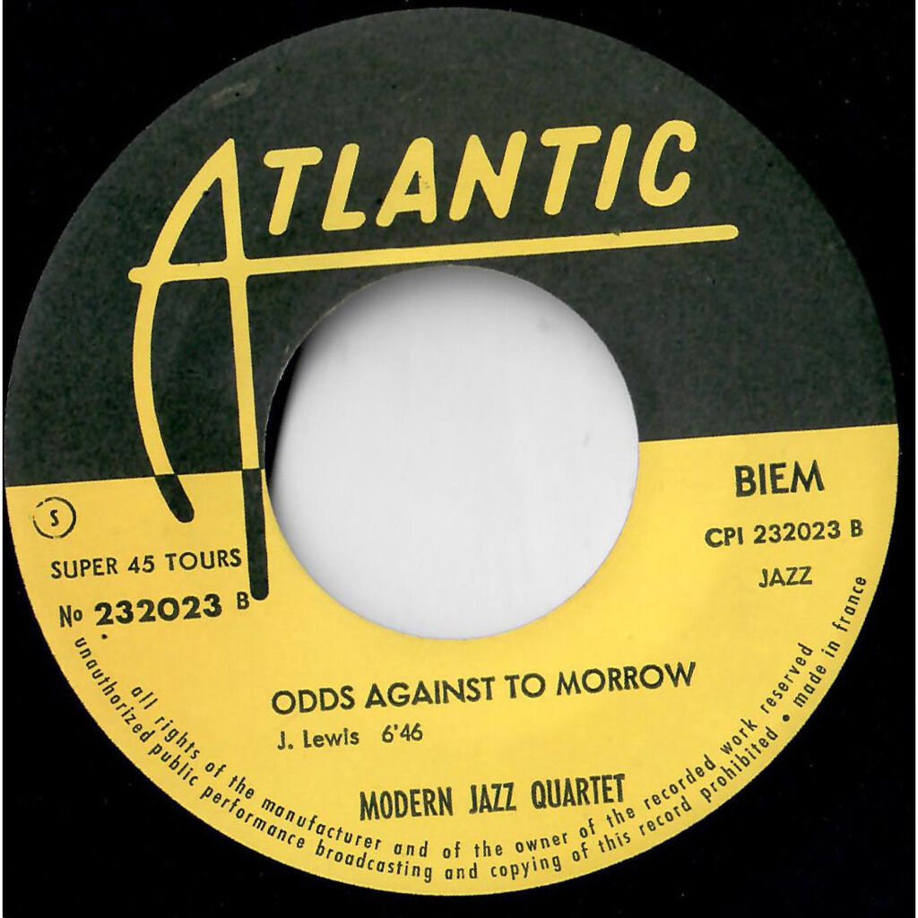  The Modern Jazz Quartet  -  concert en europe 