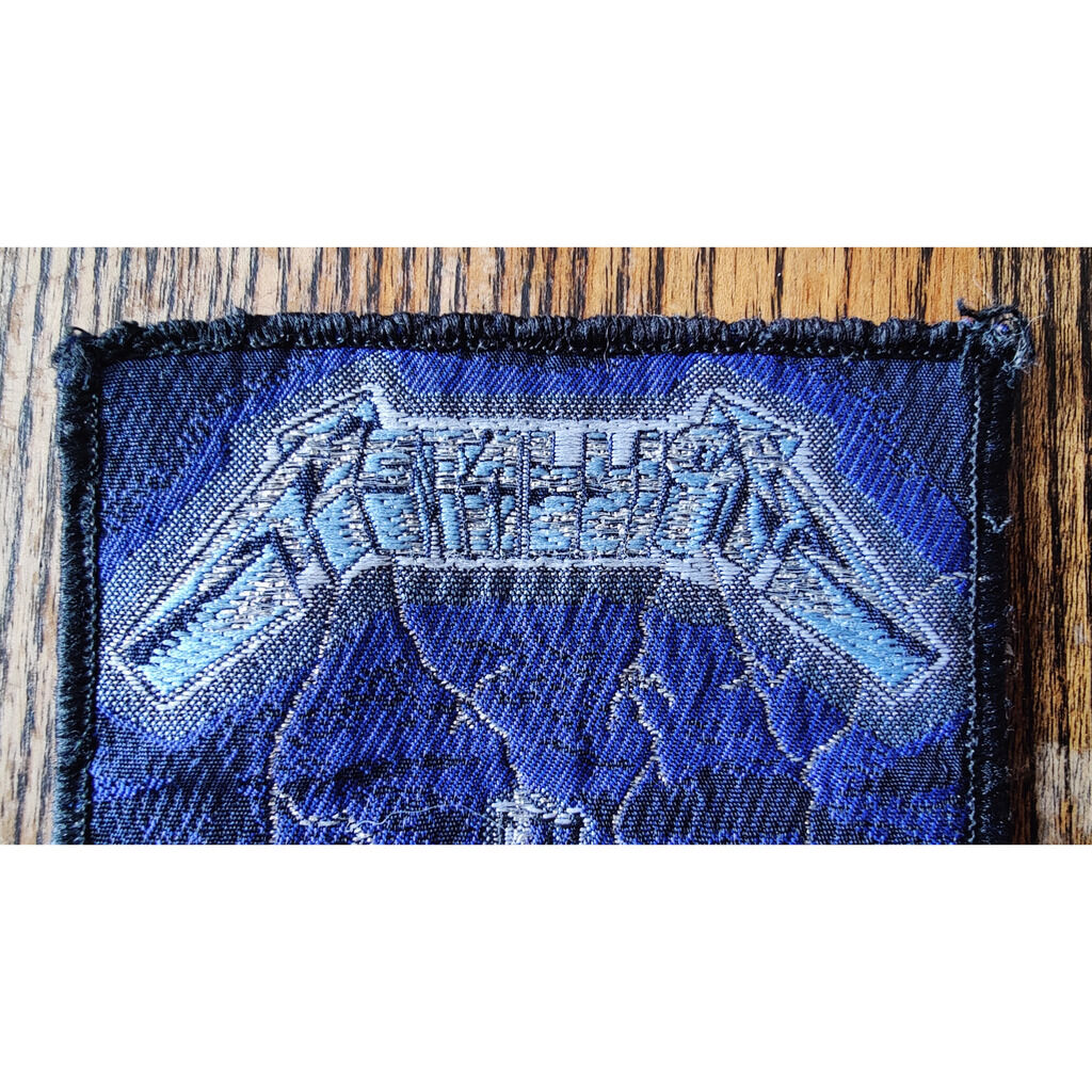  metallica  -  80s' ride the lightning patch vintage rare 