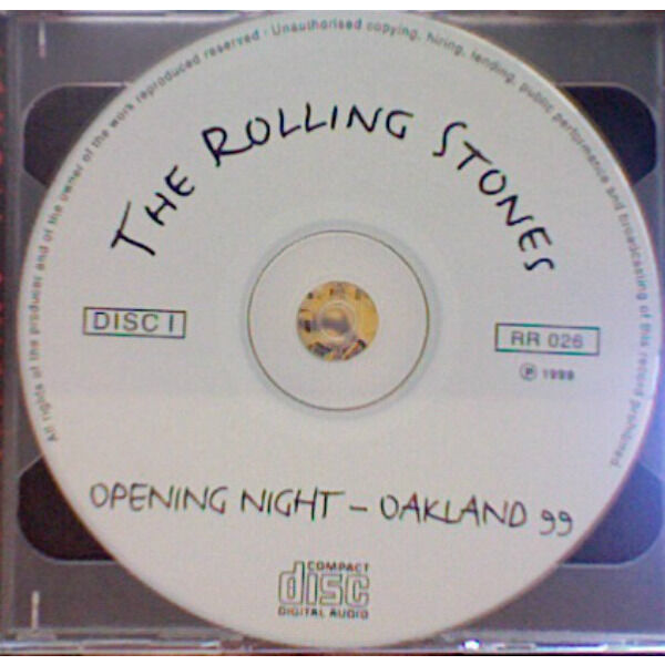  THE ROLLING STONES  -  opening night oakland 99 
