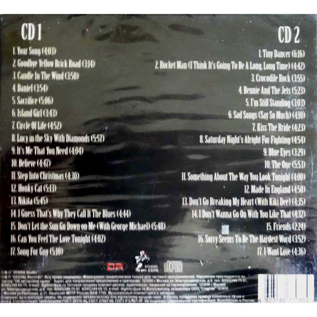  ELTON JOHN  -  greatest hits 