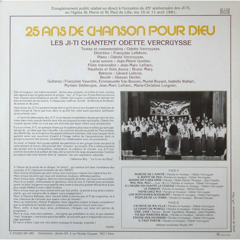  LES JI-TI  -  chantent odette vercruysse 
