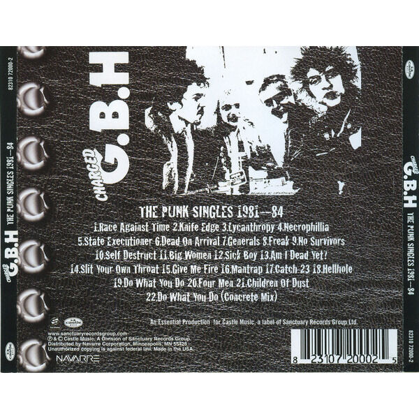  Charged G.B.H  -  the punk singles 1981-84 