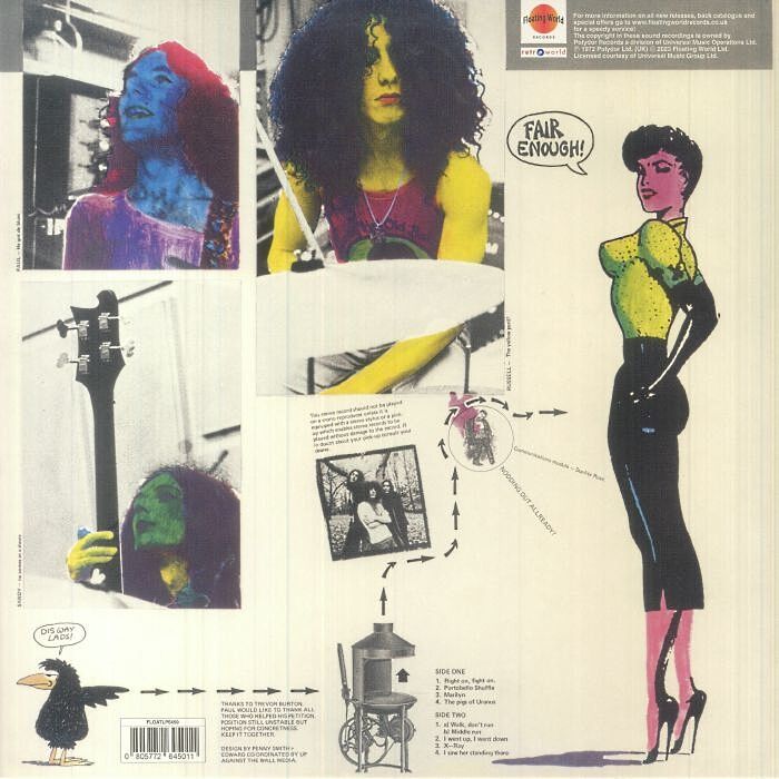  Pink Fairies  -  what a bunch of sweeties -translucent pink vinyl 