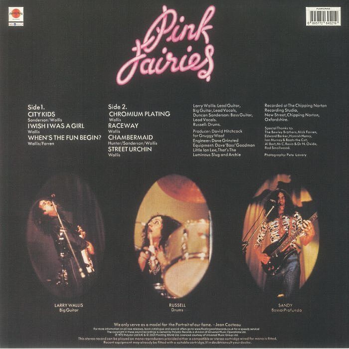  Pink Fairies  -  kings of oblivion -translucent pink vinyl 