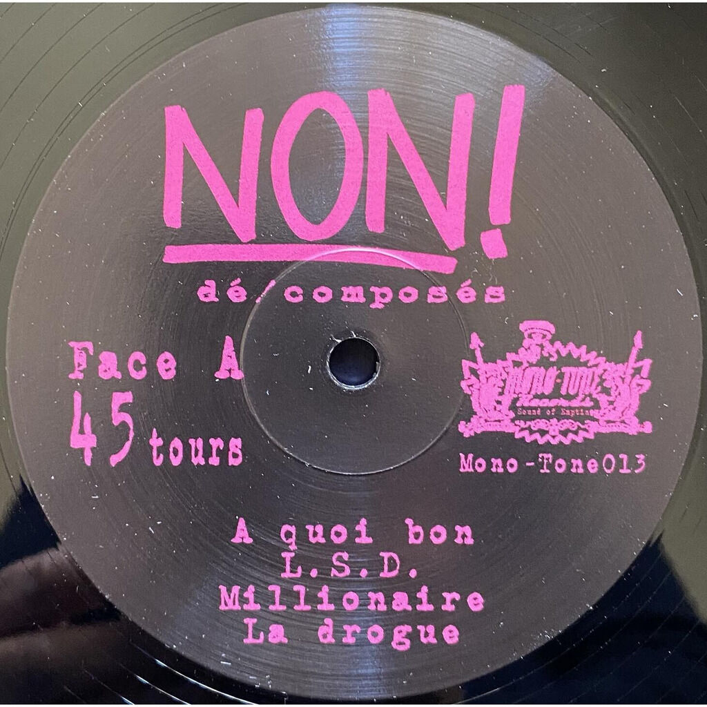  NON!  -  dé/composés 