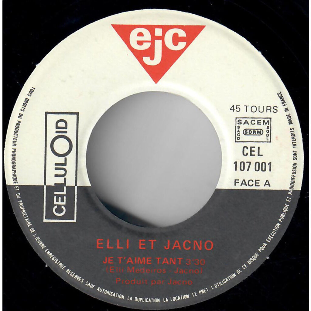  Elli & Jacno  -  je t'aime tant 