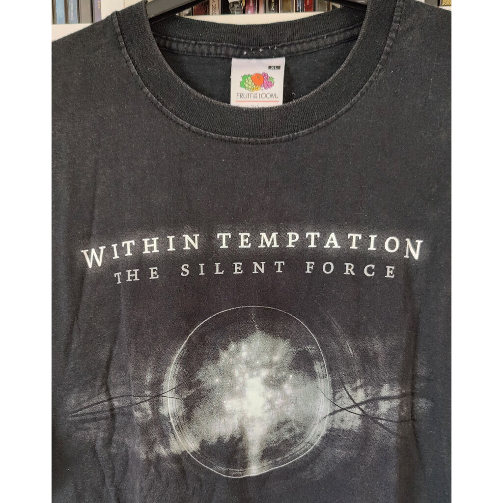  within temptation  -  the silence force (xl size) t-shirt presentation paris vintage 20044 