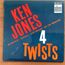 KEN JONES ORCHESTRA - 4 Twists _ Bluesville - Joxville - Just Rollin' - On The Rebound - Disque 45T (EP 4 titres)