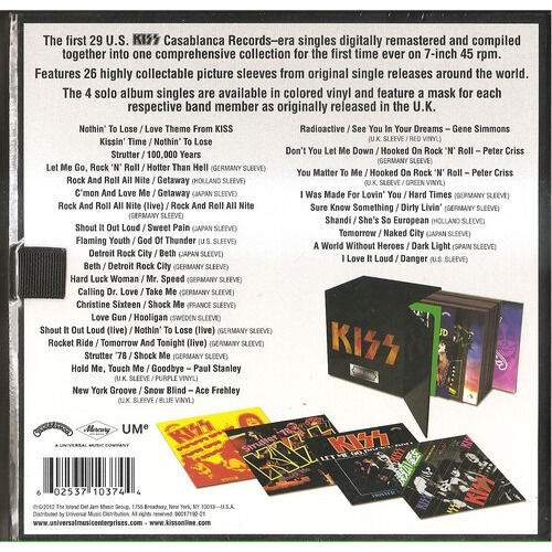  kiss  -  the singles 1974-1982 box 