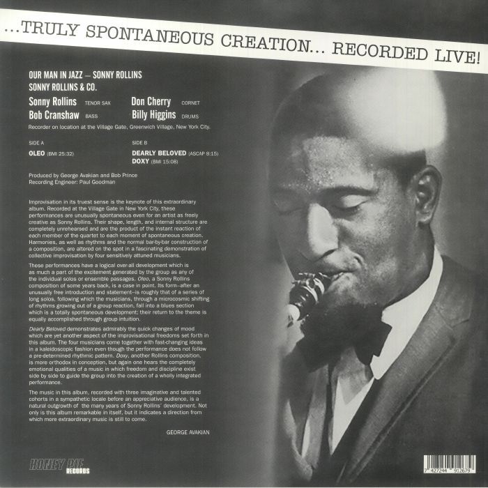  Sonny Rollins  -  our man in jazz 