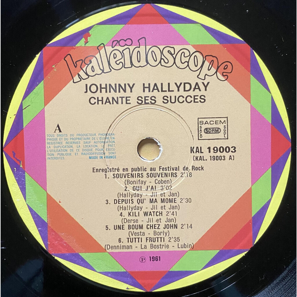  Johnny Hallyday  -  chante ses succès 