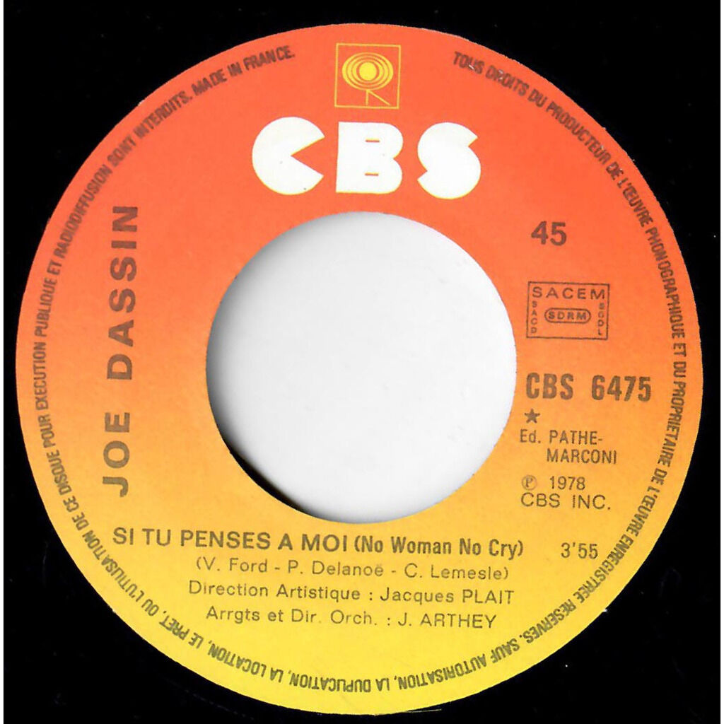  Joe Dassin  -  si tu penses a moi / sorry 