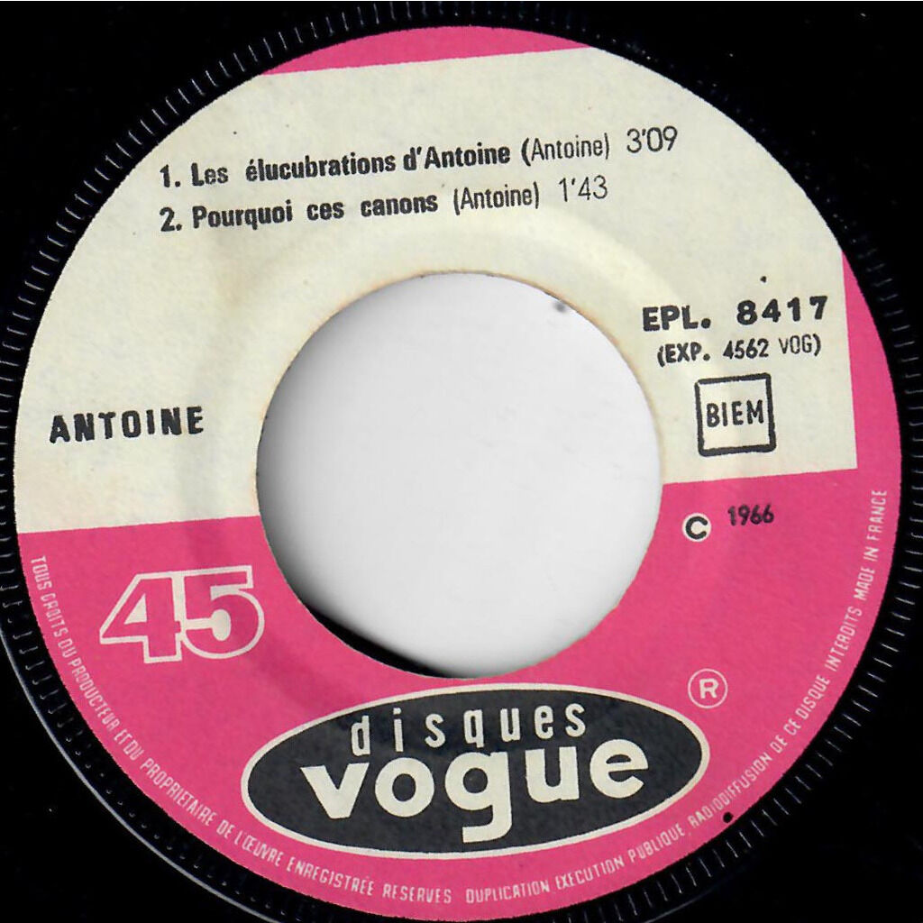  Antoine (2)  -  les elucubrations d'antoine 