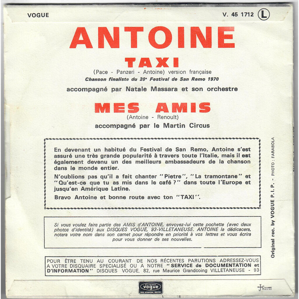  Antoine (2)  -  taxi / mes amis 