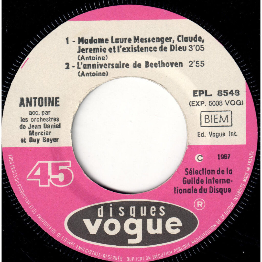  Antoine (2)  -  madame laure messenger claude jeremie et l'existence de dieu 