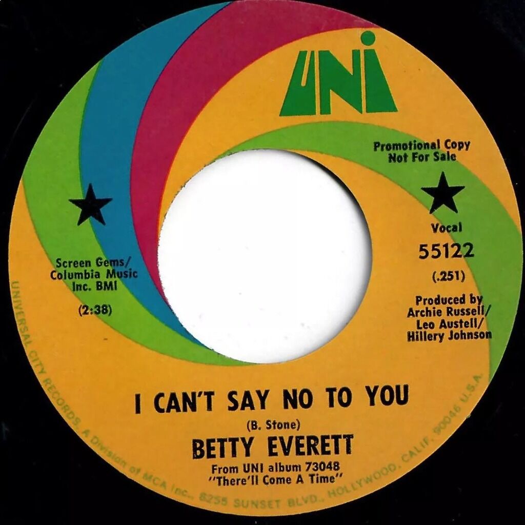  Betty Everett  -  i can't say no to you 