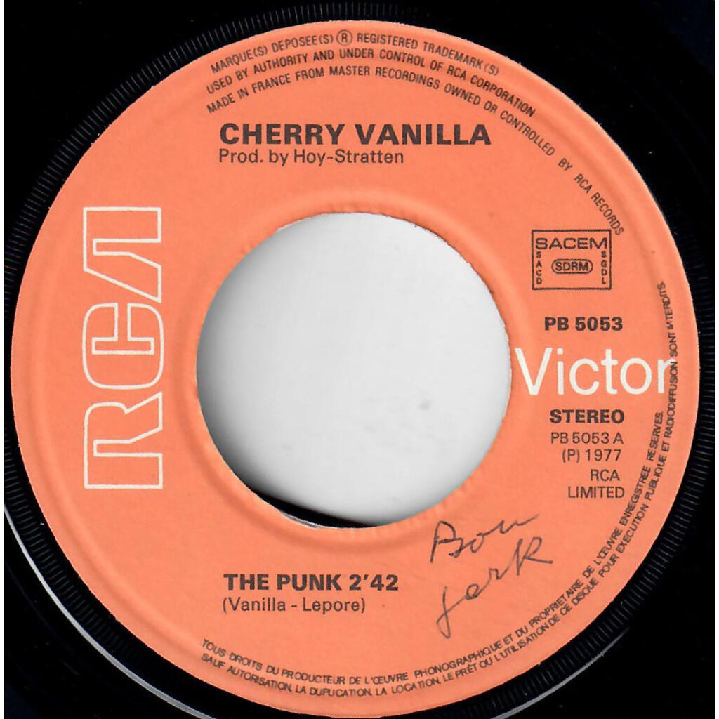 Cherry Vanilla  -  the punk 