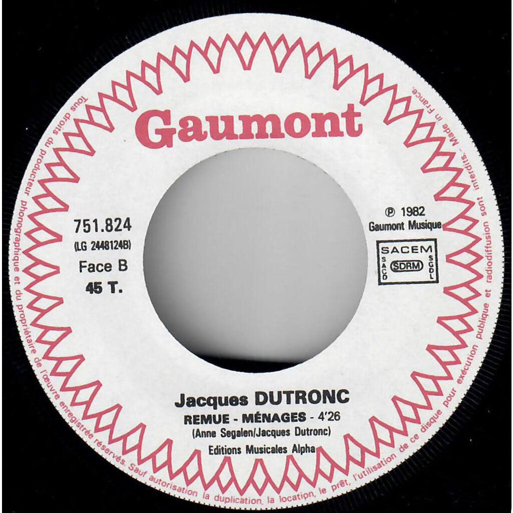  Jacques Dutronc  -  savez-vous planquer vos sous 