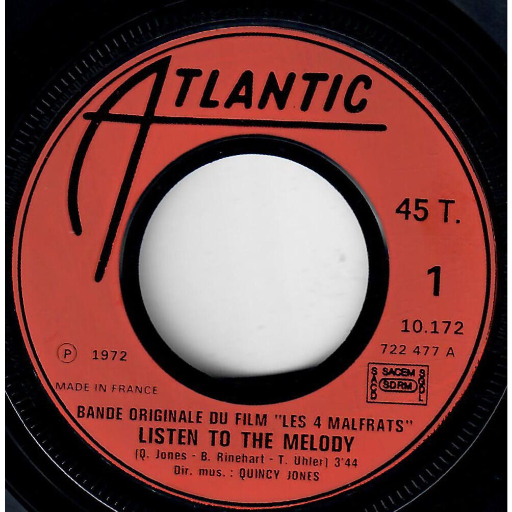  Quincy Jones  -  les quatre malfrats (the hot rock) 