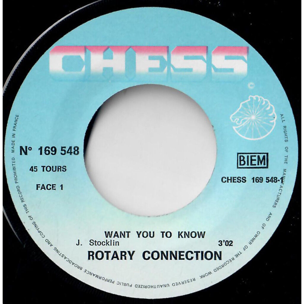  Rotary Connection  -  want you to know 