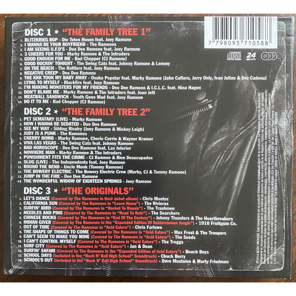  Various  -  the many faces of ramones - a journey through the inner world of ramones 