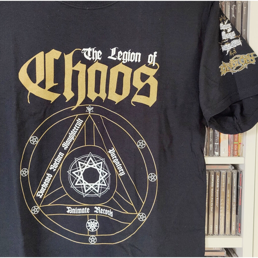  Purgatory / Darkened Nocturn Slaughtercult  -  the legion of chaos (m size) official tshirt 2017 