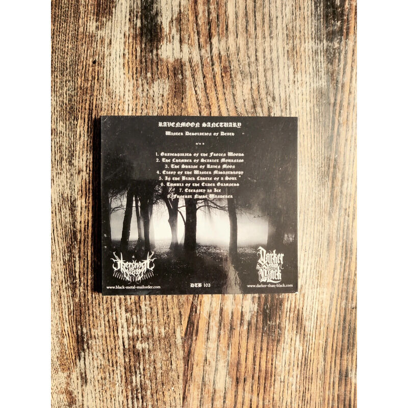  Ravenmoon Sanctuary  -  winter desolation of death digipak 