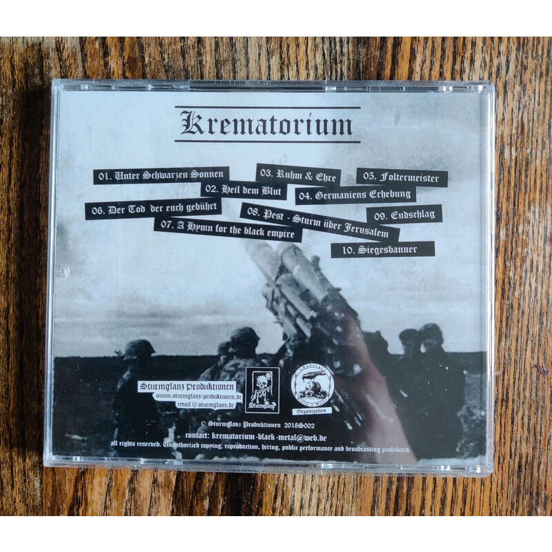  Krematorium  -  unter schwarzen sonnen cd 