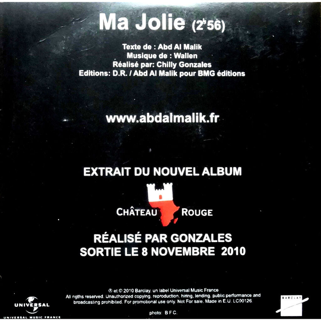  ABD AL MALIK  -  ma jolie 