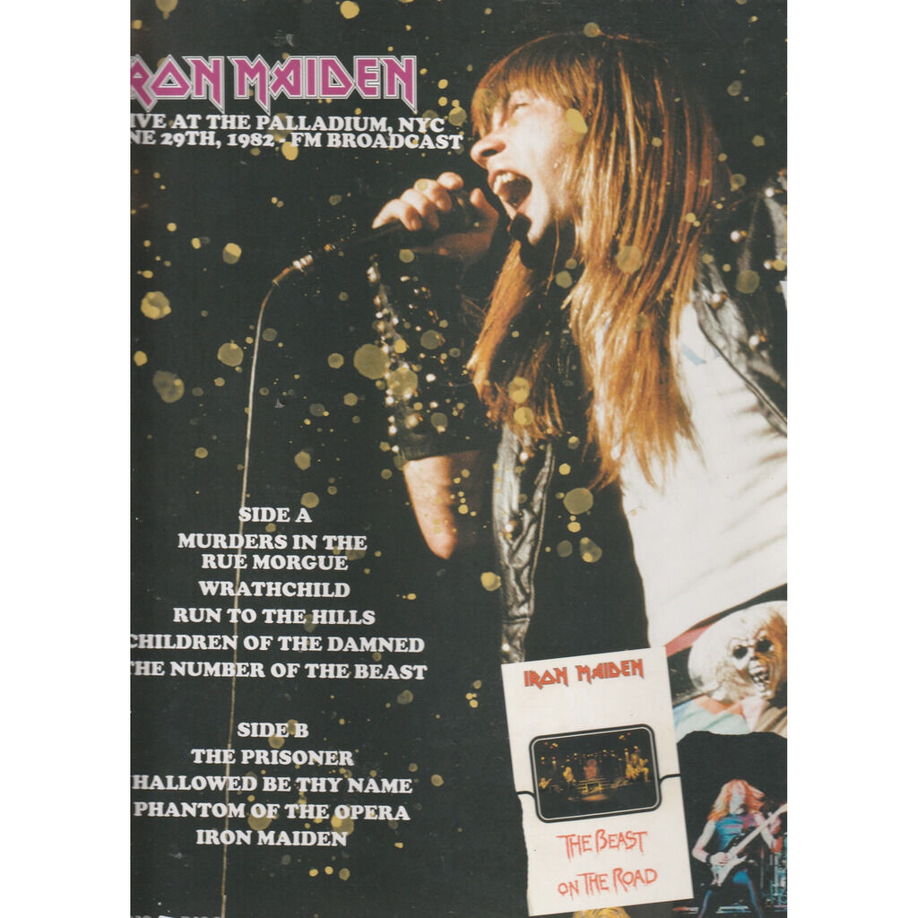  iron maiden  -  greetings from times square nyc 1982 