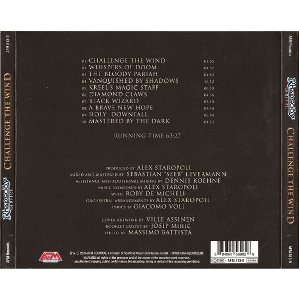  Rhapsody Of Fire  -  challenge the wind 