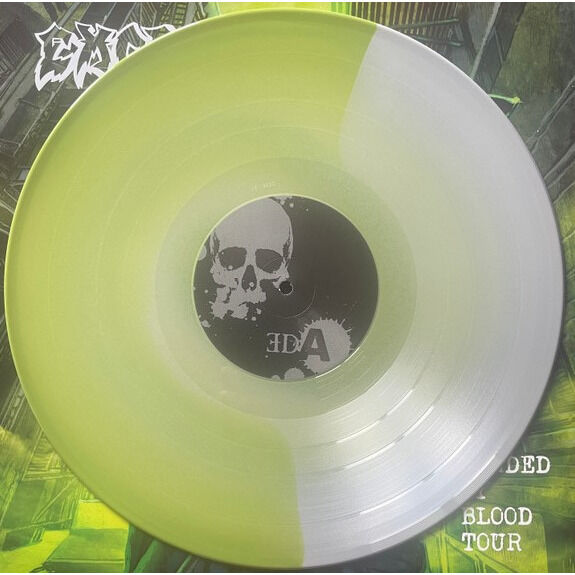  Exodus  -  bonded by blood tour -green grey smash vinyl 