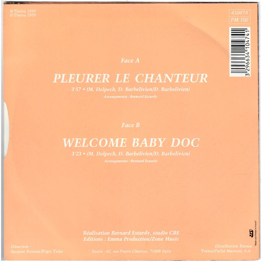  Michel Delpech  -  pleurer le chanteur 