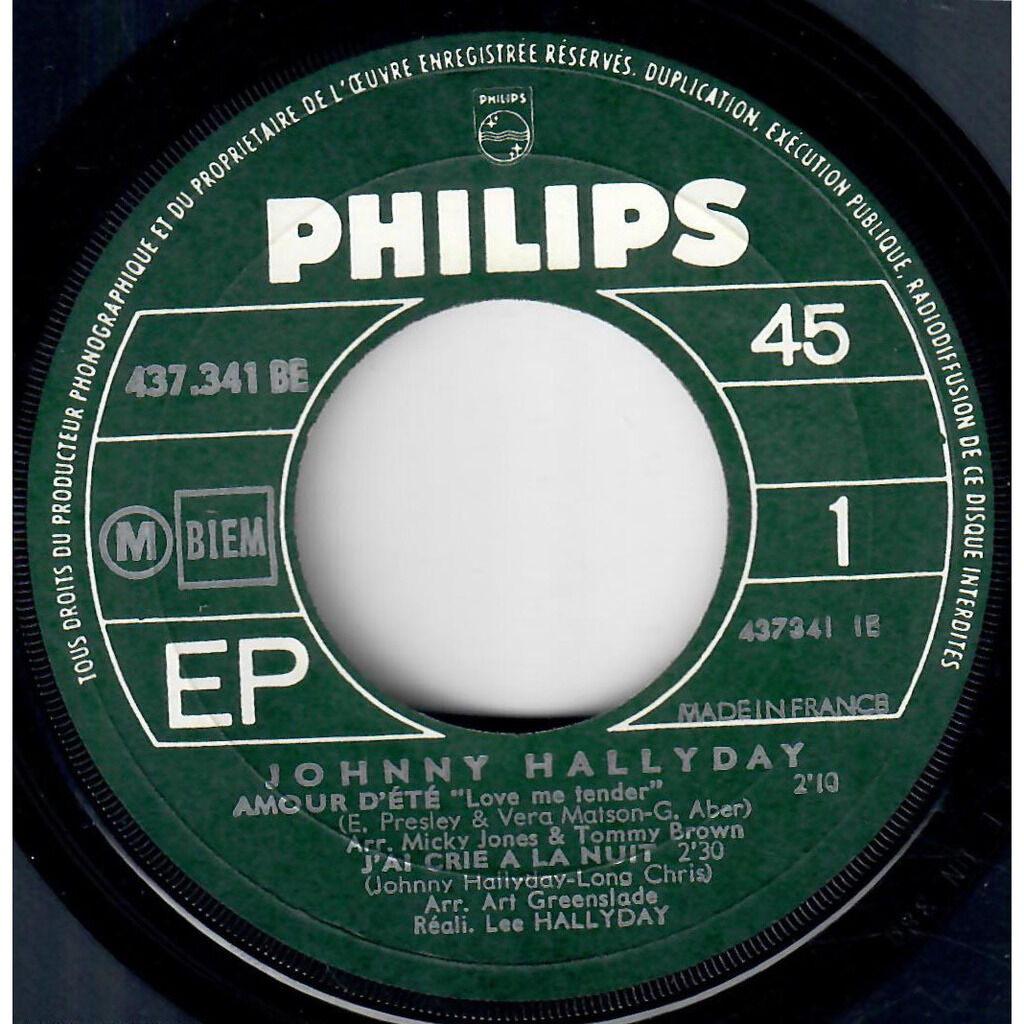  Johnny Hallyday  -  amour d'été 