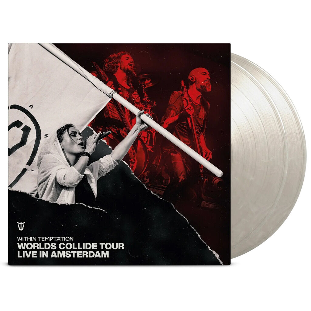  Within Temptation  -  worlds collide tour - live in amsterdam -white marbled vinyl 