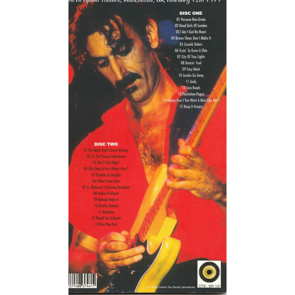  frank zappa  -  genius at work 