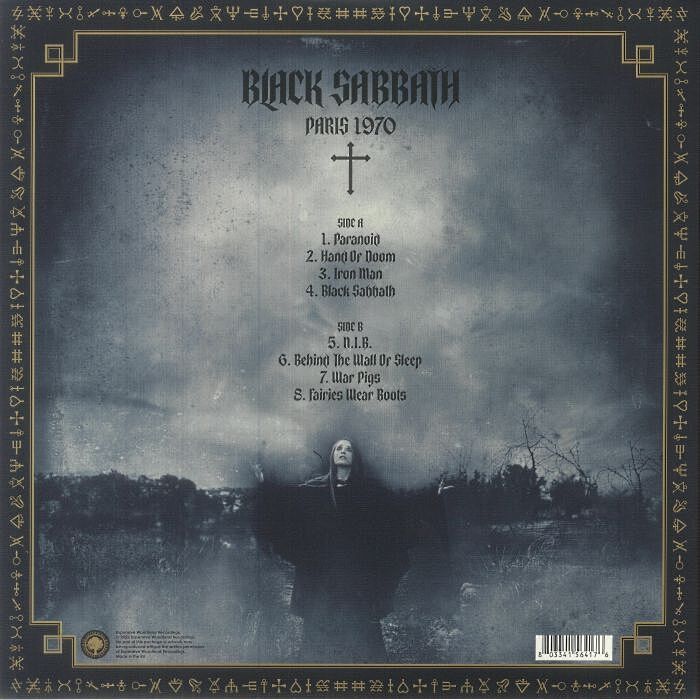  Black Sabbath  -  paris 1970 -purple vinyl 