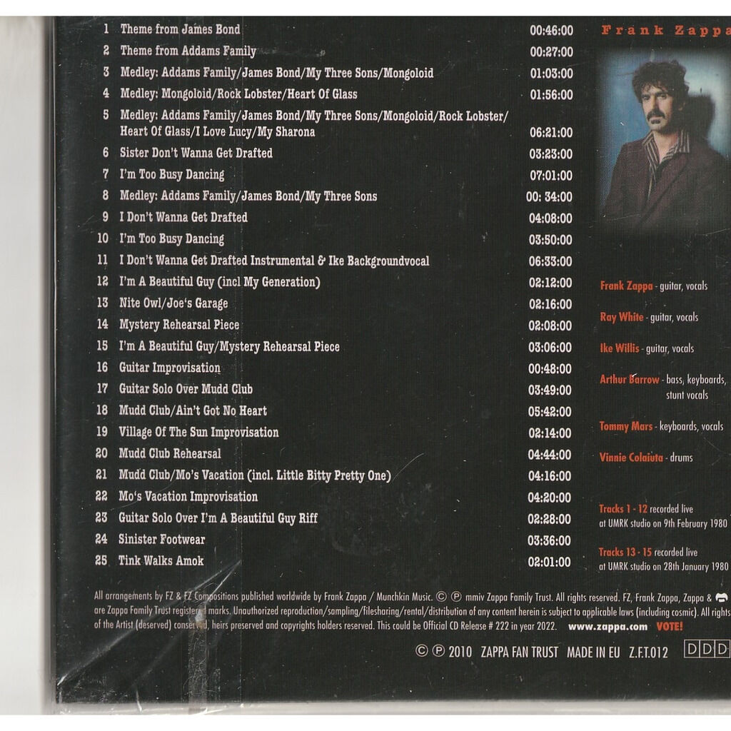  frank zappa  -  joe's demoge 